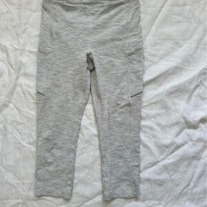 Lululemon lapsed up crop 21” - We Are From Space Nimbus Battleship - size 8